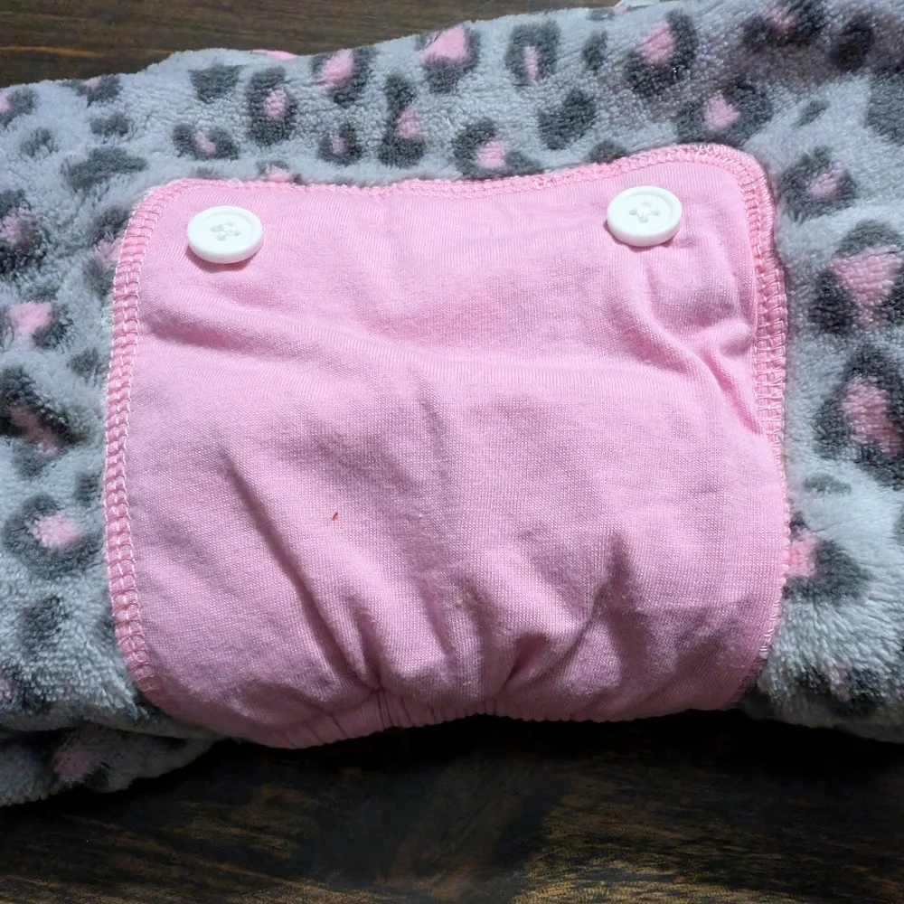 NWT wag-a-tude dog pajamas Animal Print large